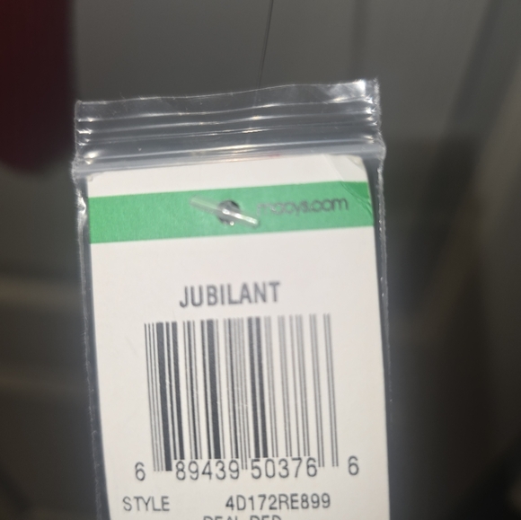 Inc International Concepts Designer Red Ribbon cowl neck - Picture 9 of 11